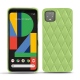 Capa em pele Google Pixel 4 - Vert olive - Couture ( Nappa - Pantone 578U ) 