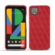 Lederschutzhülle Google Pixel 4 - Rouge troupelenc - Couture