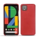 Coque cuir Google Pixel 4 - Rouge troupelenc