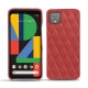 硬质真皮保护套 Google Pixel 4 - Cerise vintage - Couture