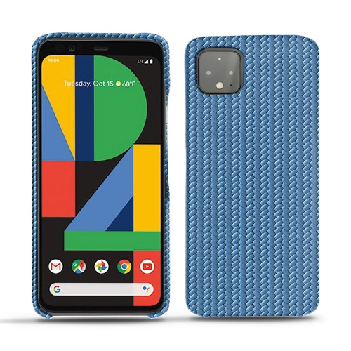 Funda de piel Google Pixel 4Abaca ishia ( Pantone #395775 ) 