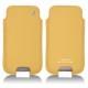 Samsung GT-i9500 Galaxy S IV leather case - Mimosa ( Pantone 141C ) 