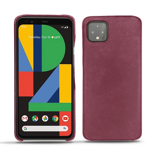 Capa em pele Google Pixel 4 XLPrune vintage ( Pantone #612434 ) 