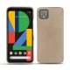 Google Pixel 4 XL leather cover - Taupe vintage ( Pantone 7530C ) 