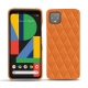 Capa em pele Google Pixel 4 XL - Orange - Couture ( Nappa - Pantone 1495U ) 