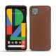 Google Pixel 4 XL leather cover - Marron délicat