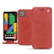 Custodia in pelle Google Pixel 4 - Cerise vintage ( Pantone 185C ) 