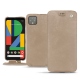 Housse cuir Google Pixel 4 - Taupe vintage ( Pantone 7530C ) 