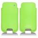 Funda de piel Samsung GT-i9500 Galaxy S IV - Vert fluo