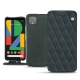 Google Pixel 4 leather case - Blu marino - Couture