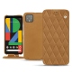 Housse cuir Google Pixel 4 - Castan esparciate - Couture