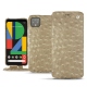 Custodia in pelle Google Pixel 4 - Autruche desert