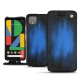 Housse cuir Google Pixel 4 - Bleu Patine