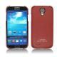 가죽 커버 Samsung GT-i9500 Galaxy S IV - Rouge ( Nappa - Pantone 199C ) 