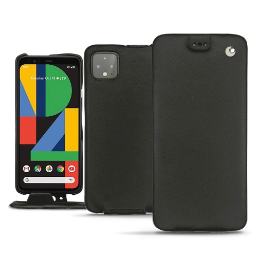 Google Pixel 4 XL leather case - Noir ( Nappa - Black ) 