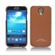 Custodia in pelle Samsung GT-i9500 Galaxy S IV - Marron ( Nappa - Pantone 1615C ) 