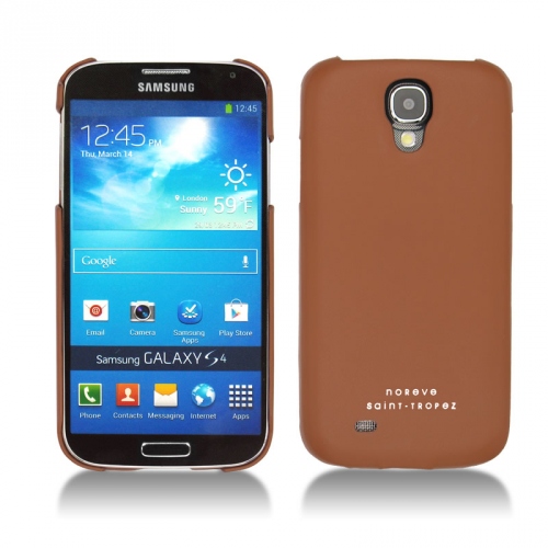 가죽 커버 Samsung GT-i9500 Galaxy S IVMarron ( Nappa - Pantone #8B4720 ) 