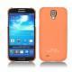 Lederschutzhülle Samsung GT-i9500 Galaxy S IV - Orange ( Nappa - Pantone 1495U ) 