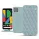 硬质真皮保护套 Google Pixel 4 XL - Bleu ciel - Couture ( Nappa - Pantone 277C ) 