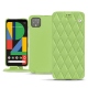 Capa em pele Google Pixel 4 XL - Vert olive - Couture ( Nappa - Pantone 578U ) 