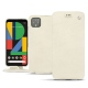 Google Pixel 4 XL leather case - Blanc escumo