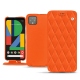 Housse cuir Google Pixel 4 XL - Orange fluo - Couture