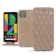 Lederschutzhülle Google Pixel 4 XL - Taupe vintage - Couture