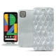 Lederschutzhülle Google Pixel 4 XL - Platinium - Couture