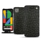 Custodia in pelle Google Pixel 4 XL - Autruche nero