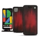 Housse cuir Google Pixel 4 XL - Rouge Patine