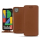Google Pixel 4 XL leather case - Marron PU