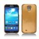 レザーケース Samsung GT-i9500 Galaxy S IV - Or Maïa ( Bologna Hi Gloss Metallic - Pantone 871C ) 
