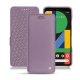 Google Pixel 4 leather case - Lilas ( Nappa - Pantone 2645U ) 