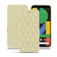 Google Pixel 4 leather case - Beige - Couture ( Nappa - Pantone 7502C ) 