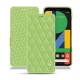 Housse cuir Google Pixel 4 - Vert olive - Couture ( Nappa - Pantone 578U ) 