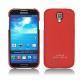 Housse cuir Samsung GT-i9500 Galaxy S IV - Tomate ( Pantone 187C ) 