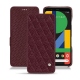 Capa em pele Google Pixel 4 - Lie de vin - Couture ( Pantone 5115C ) 