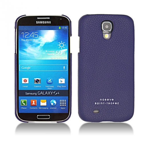 レザーケース Samsung GT-i9500 Galaxy S IVCobalt ( Pantone #2b253f ) 