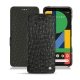 硬质真皮保护套 Google Pixel 4 - Autruche nero