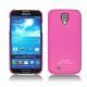 Samsung GT-i9500 Galaxy S IV leather case - Rose fluo