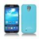 Housse cuir Samsung GT-i9500 Galaxy S IV - Bleu fluo