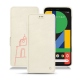 Lederschutzhülle Google Pixel 4 - Blanc escumo