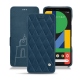 Housse cuir Google Pixel 4 - Blu mediterran - Couture