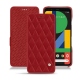 Housse cuir Google Pixel 4 XL - Rouge - Couture ( Nappa - Pantone 199C ) 