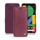 Google Pixel 4 XL leather case - Prune vintage ( Pantone 512C ) 