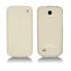 レザーケース Samsung GT-i9190 Galaxy S4 mini  - Beige ( Nappa - Pantone 7502C ) 