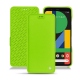 Google Pixel 4 XL leather case - Vert fluo