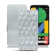Google Pixel 4 XL leather case - Platinium - Couture
