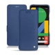 Google Pixel 4 XL leather case - Bleu frisson