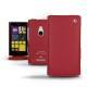 Lederschutzhülle Nokia Lumia 925  - Rouge ( Nappa - Pantone 199C ) 